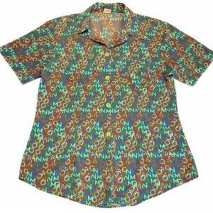 Big Golf MORGAN Print Ladie’s Golf Button Diem Tee